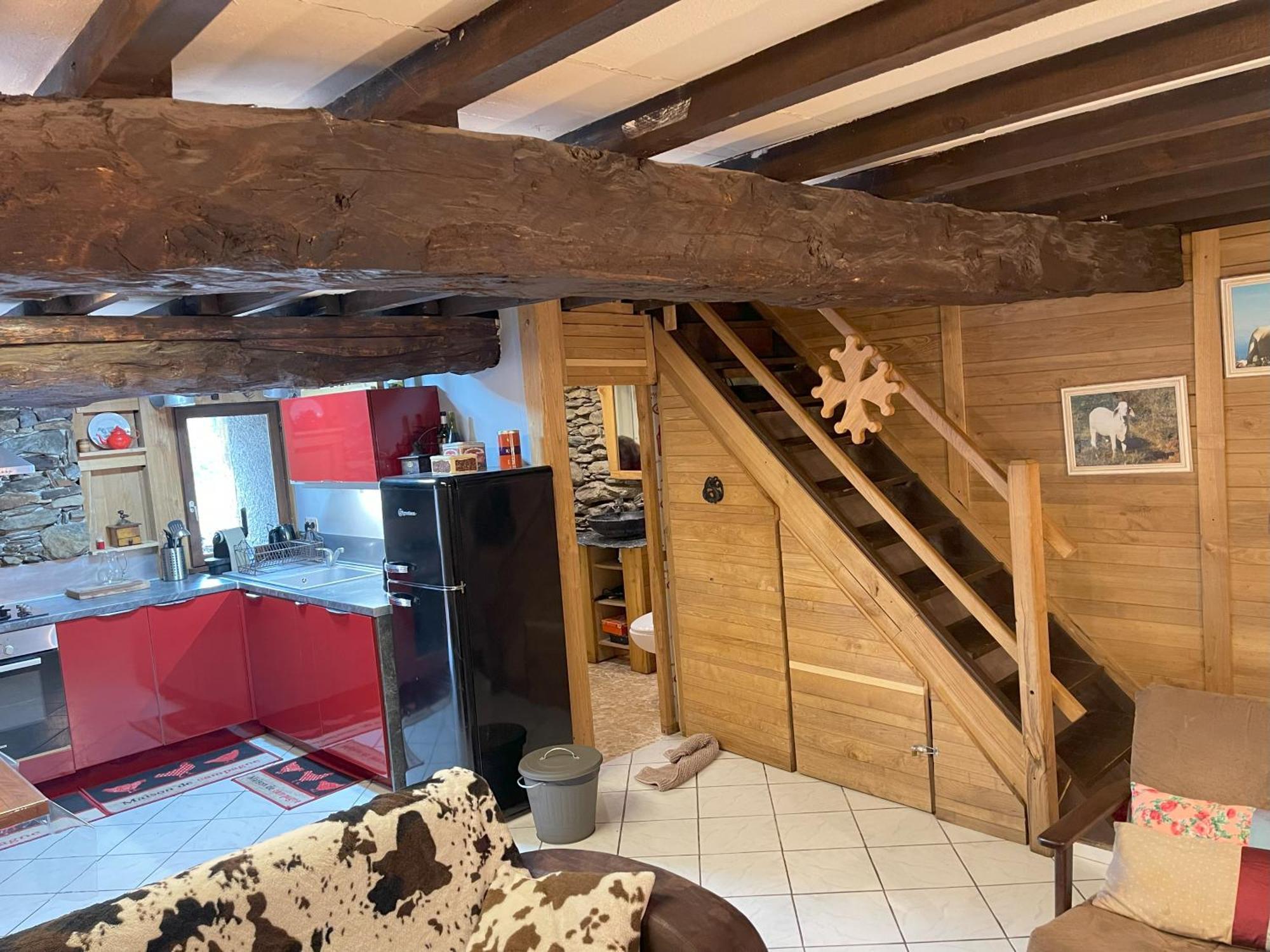 Grange Renovee, Pyrenees Ariegeoises, Gite Haute Ariege オザ エクステリア 写真